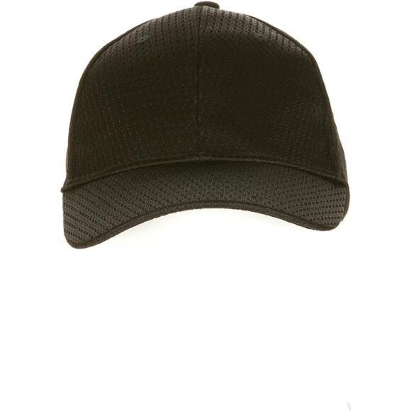 Black Chef Hat Adjustable Cool Vent Baseball Cap with Sweatband One Size - Picture 2 of 6